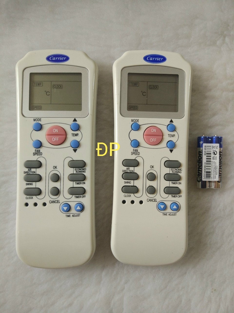 Điều Khiển Máy Lạnh Carrier Nút Hồng
