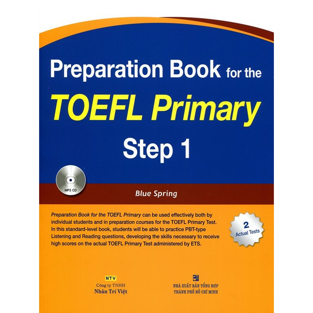 NS Minh Tâm - Sách - Preparation Book For TOEFL Primary Step 1 (Kèm CD)