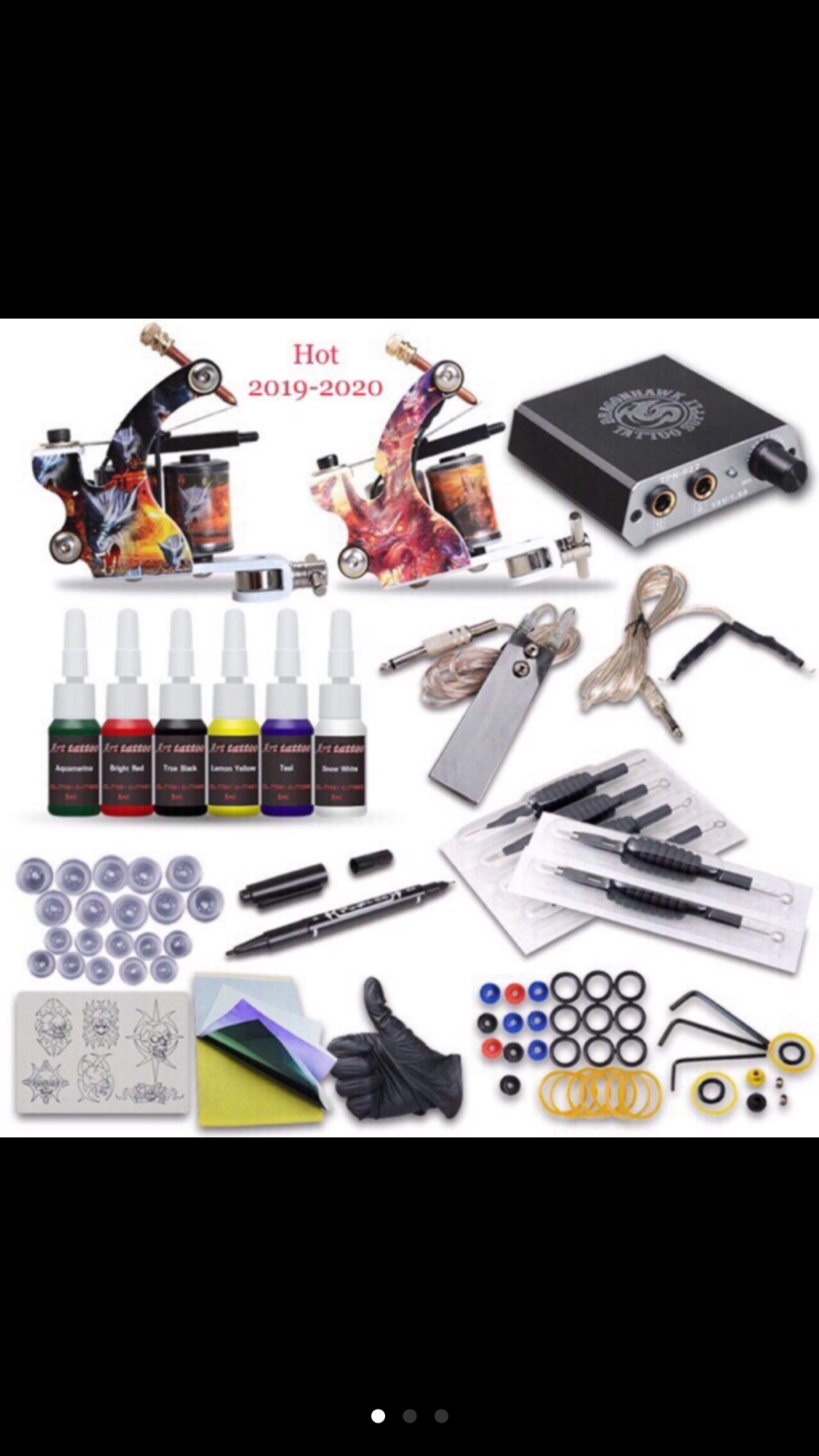 Bộ kít 2 máy xăm hãng drgon