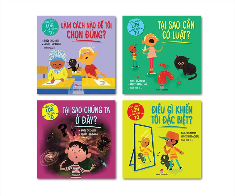 Kim Đồng - Combo Câu hỏi lớn thế giới to (4 quyển)