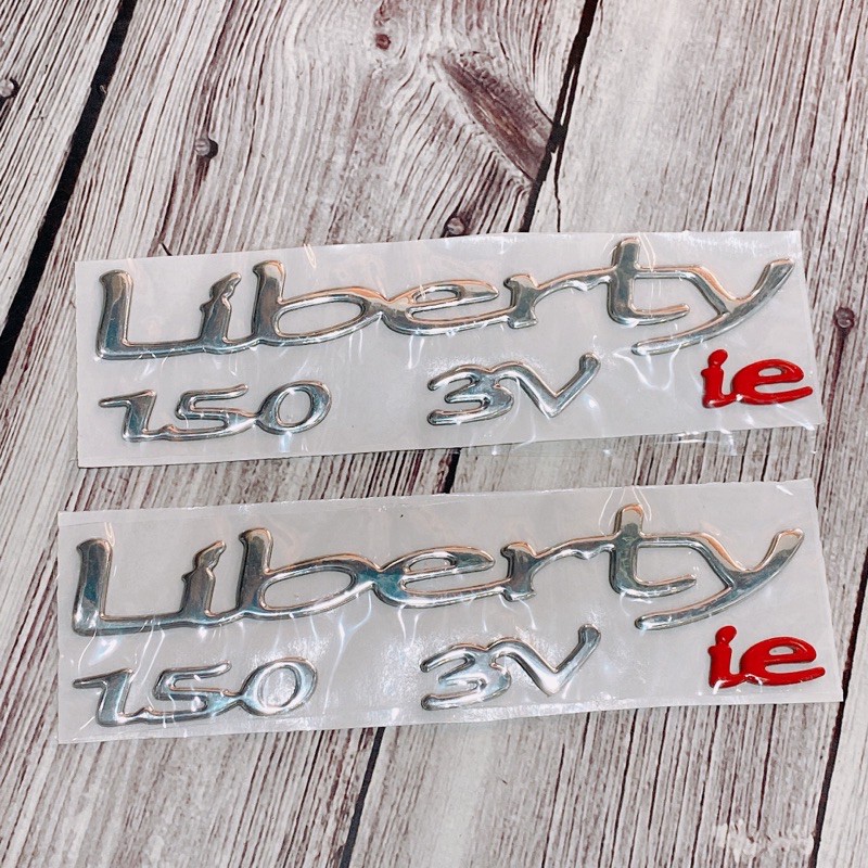Tem nổi dán xe Liberty 125-150 3V ie