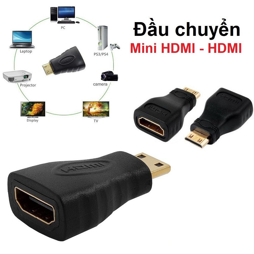 Đầu chuyển cổng Mini HDMI ra HDMI loại Tốt
