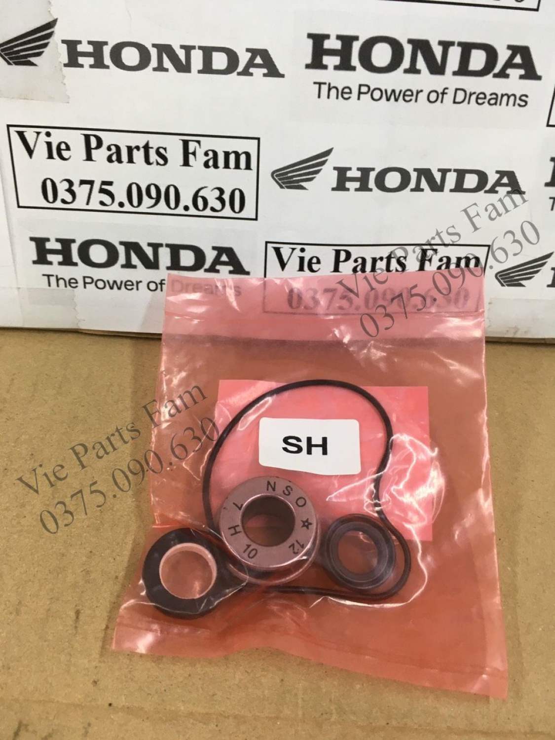 Bộ ron phốt bơm nước sh ý, dylan, a còng, ps honda