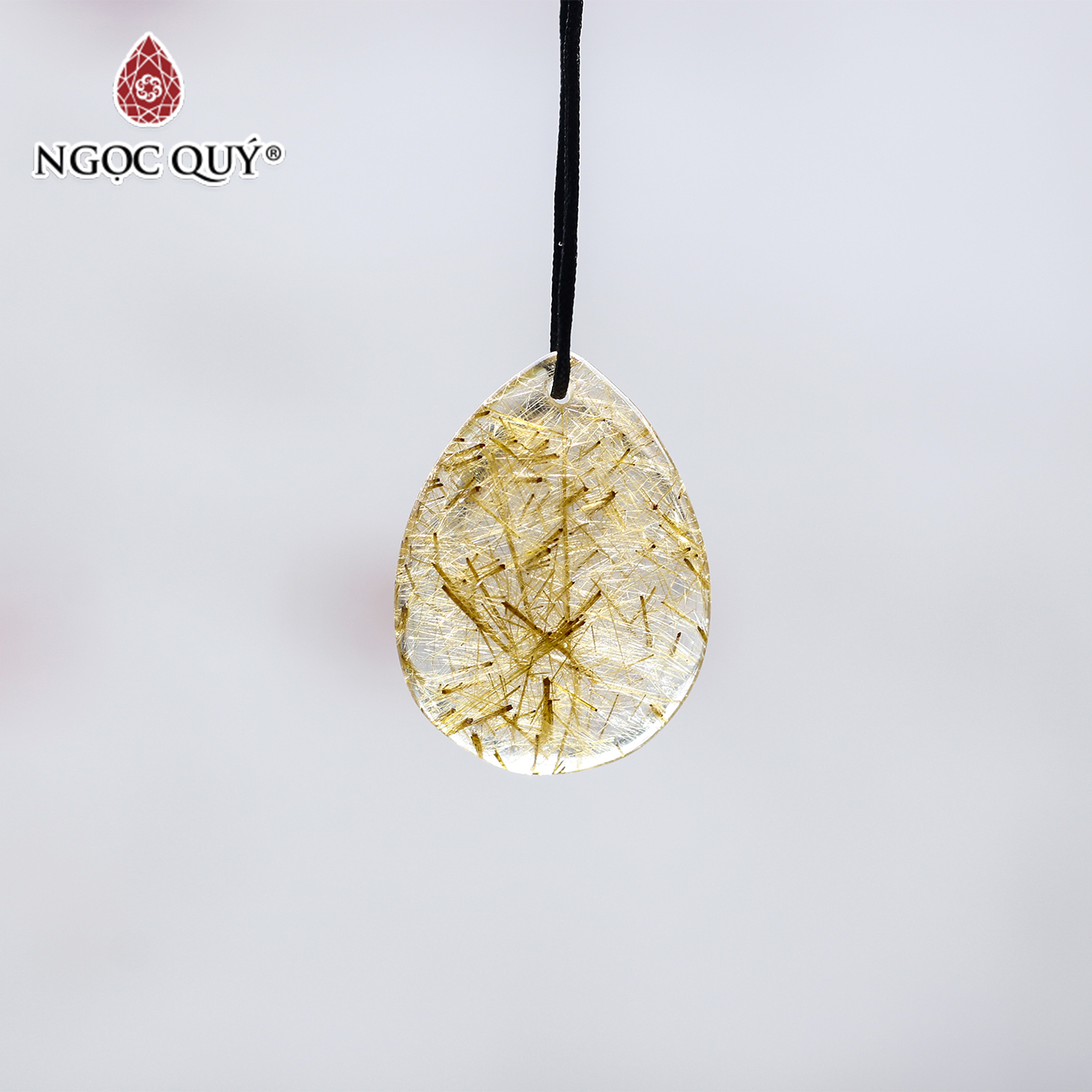[HCM]Mặt dây chuyền thạch anh tóc - Ngọc Quý Gemstones