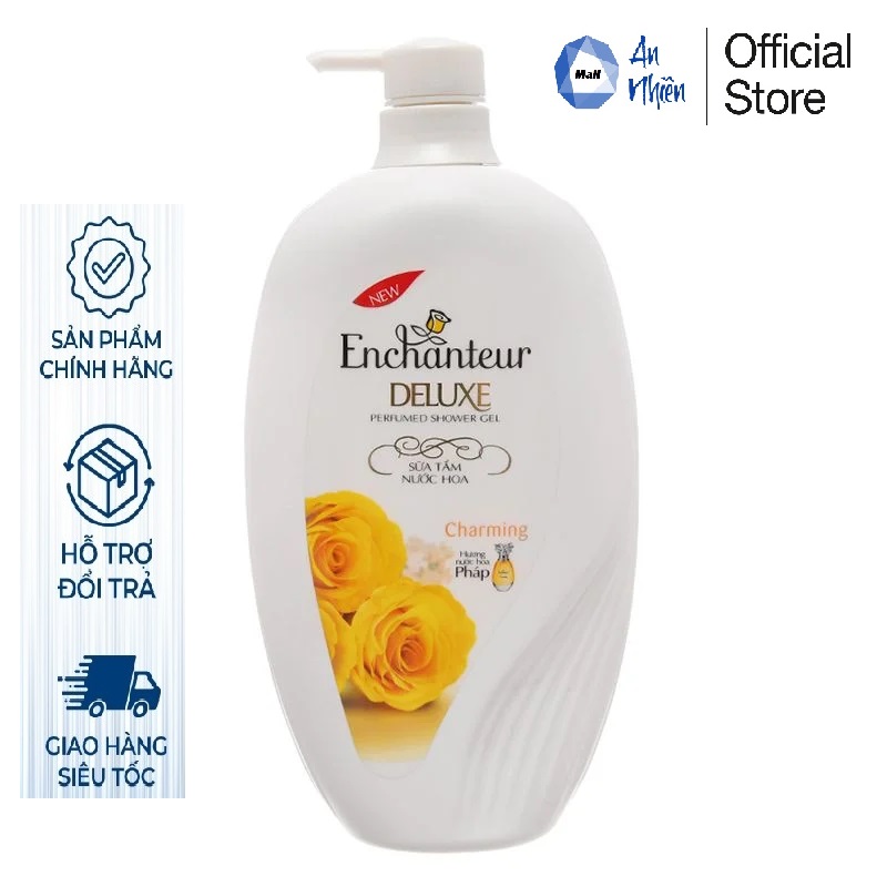 Sữa Tắm Hương Nước Hoa Enchanteur Deluxe Cao Cấp - Mẫu mới
