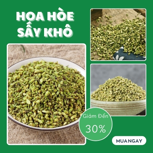 [Túi lớn loại 500g] Trà hoa hòe khô Tấn Phát 500g - Hàng công ty chất lượng cao - Chuyên dùng để pha trà thơm ngon và bổ dưỡng