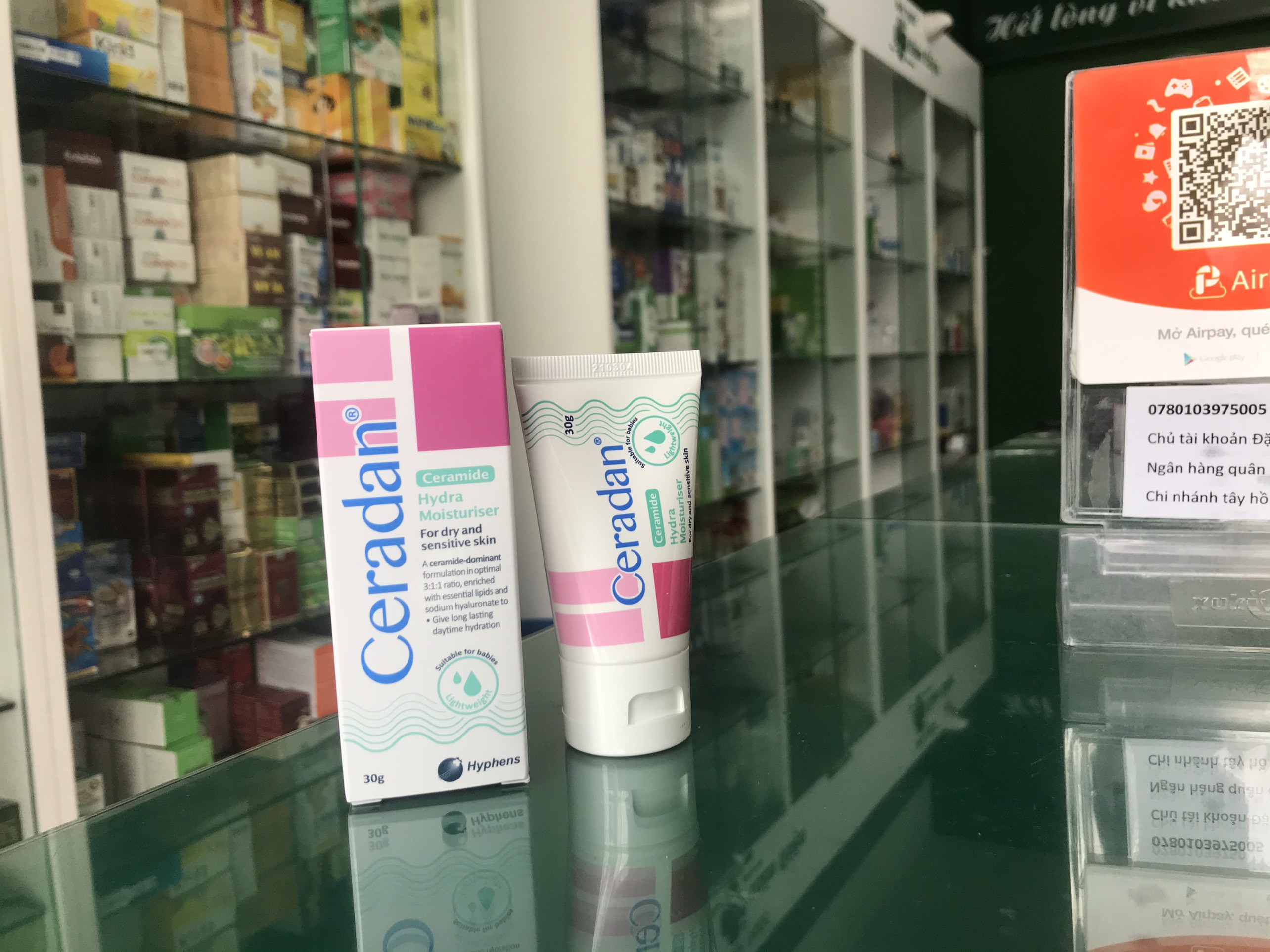 Kem dưỡng ẩm Ceradan Hydra - Hỗ trợ trị chàm sữa, hăm tã