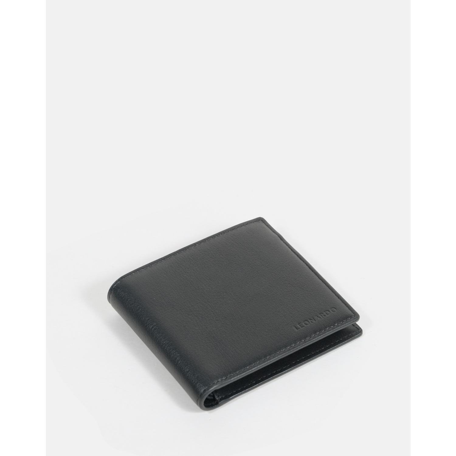 Ví Da Nam Gập Đôi Leonardo Bifold Morgan Wallet Da Nhập Khẩu Cao Cấp