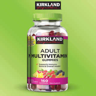 [HCM]Kẹo nhai bổ sung Vitamin Kirkland Signature Adult Multivitamin 160v thumbnail