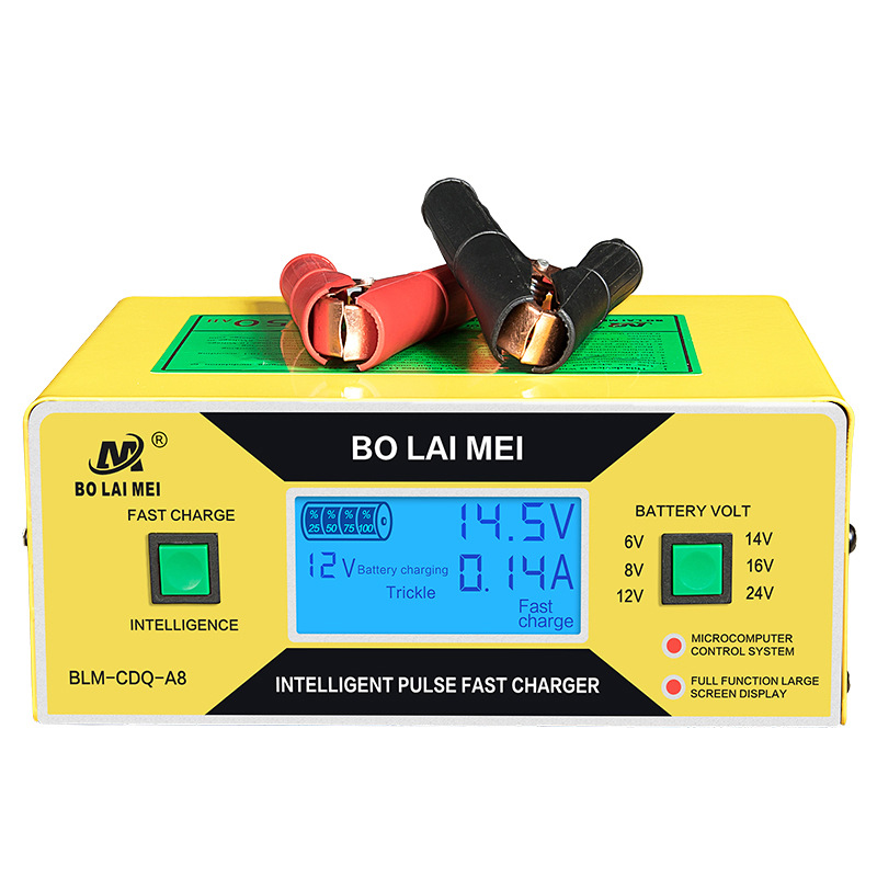 Siêu Sạc Acquy 6v 8v 12v 14v 16v 24v thông minh 2Ah - 200Ah-Máy sạc bình Ắc quy thông minh - Sac acquy Thông minh