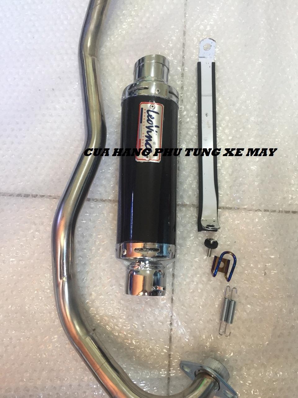 Pô LeoVince gắn xe Ex135, Ex150, Winner 150, Winner X, Raider Fi, Satria Fi ( kèm cổ inox )