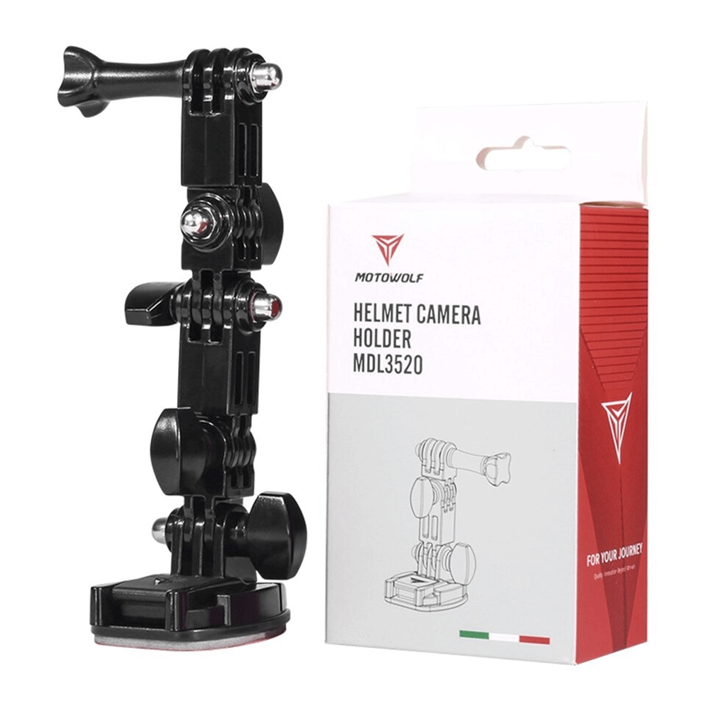 SIDE MOUNT GẮN GOPRO LÊN MŨ BẢO HIỂM MOTOWOLF