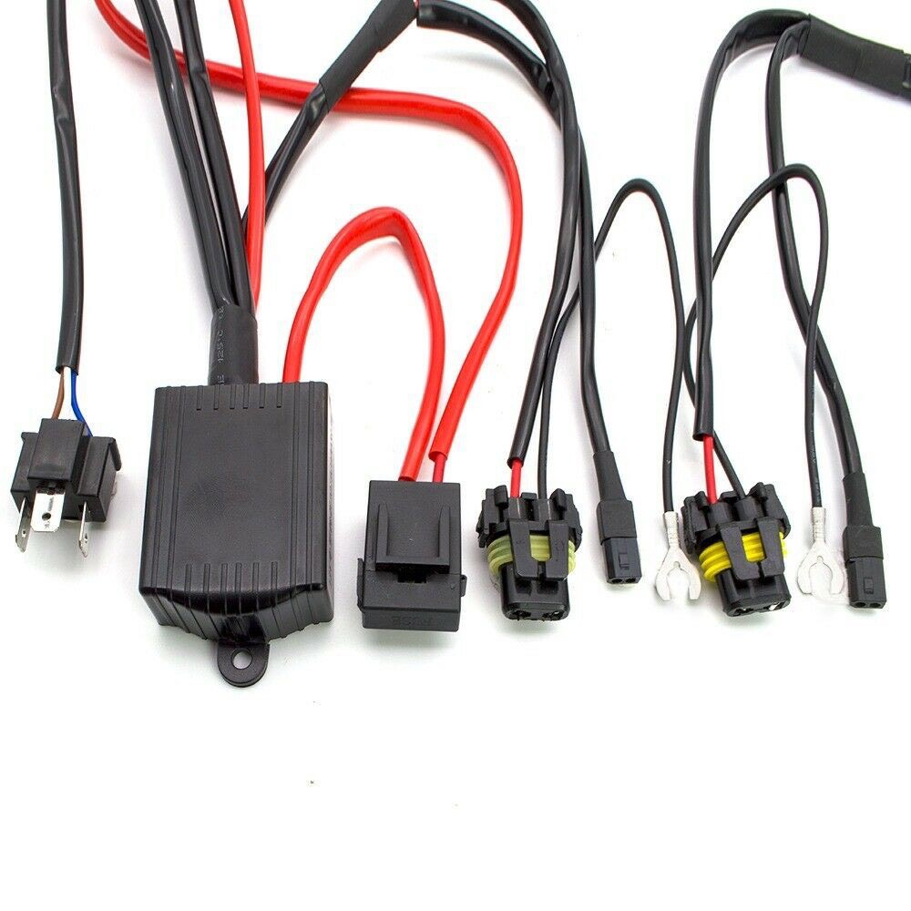 Dây Giật H4 bộ 2 dây giật pha cos cho bóng đèn Xenon H4 bộ dây Relay H4 chuyên cho thợ độ đèn