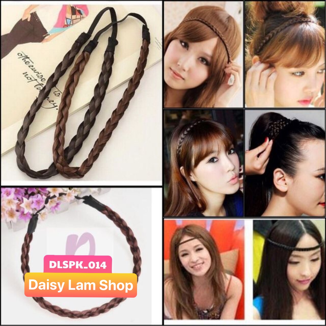 BĂNG ĐÔ THẮT BÍM TÓC GIẢ PK014