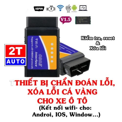 IT Smart - Thiết bị quét xóa lỗi cá vàng check engine, scan lỗi ô tô OBD kết nối WIFI APP