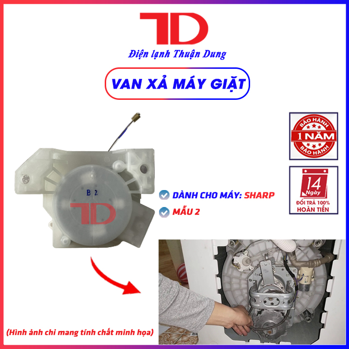 Van Xả Máy Giặt SHARP - Điện Lạnh Thuận Dung