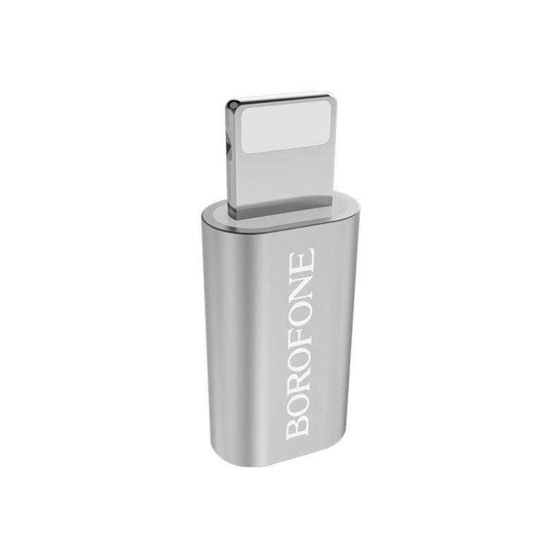Đầu otg chuyển đổi micro usb sang lighning borofone bv5