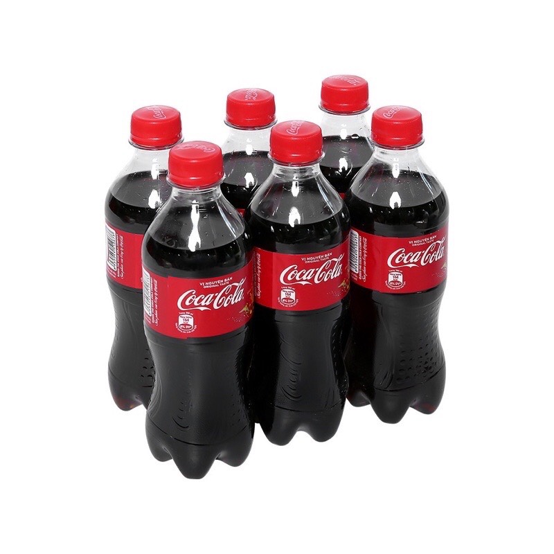 Lốc 6 chai Coca Cola 390ml