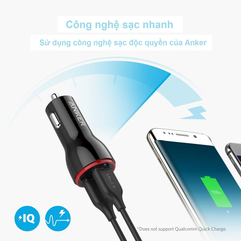Tẩu sạc xe hơi Anker Power Drive 2