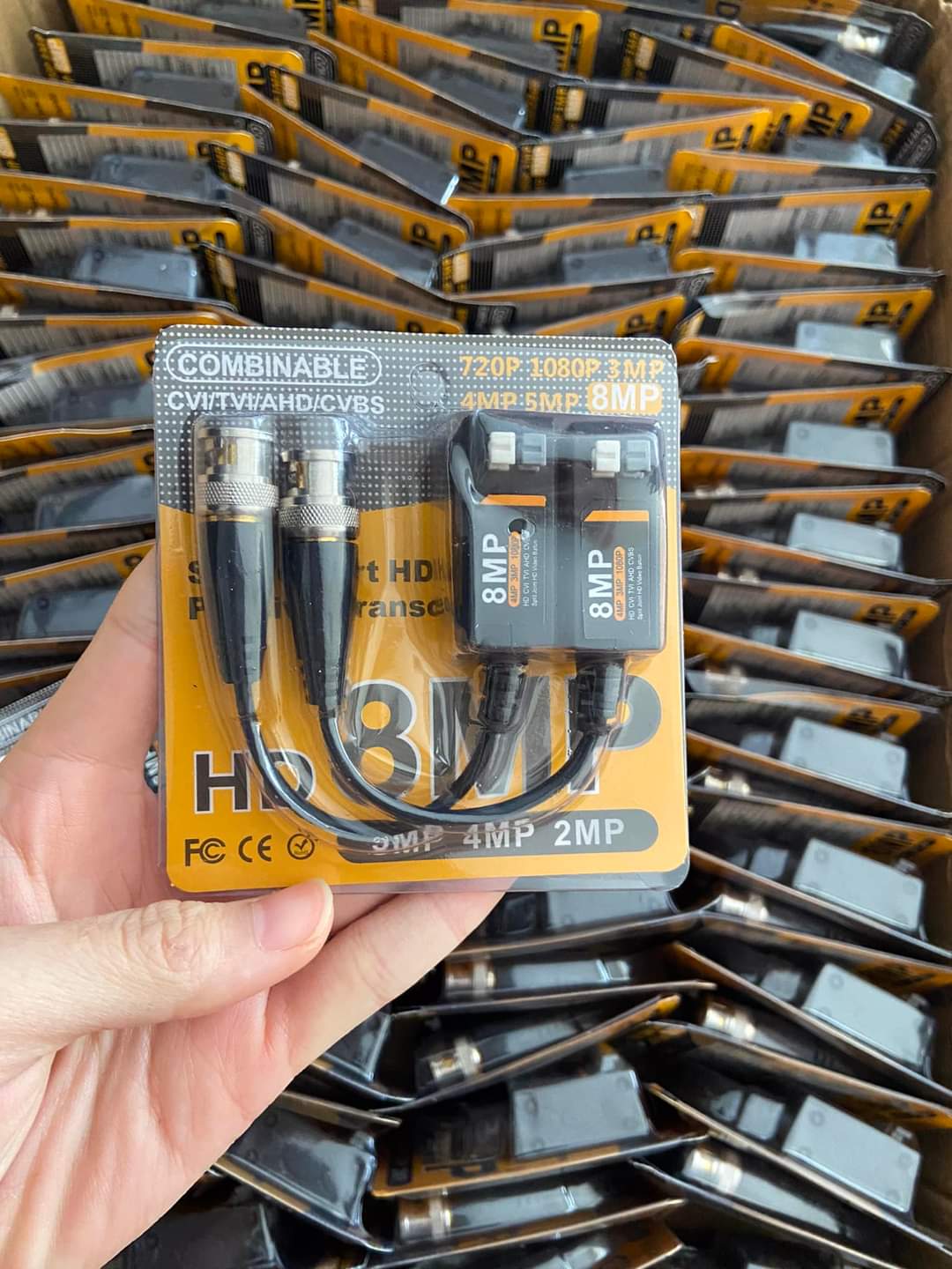 Video balun camera 8MP AHD/CVI/TVI chống nhiễu (Loại xịn)