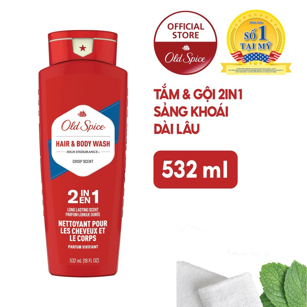Sữa Tắm Old Spice Dành Cho Nam 532ml