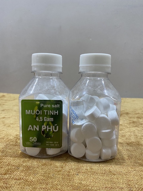 Viên Muối Sinh Lý NACL 0,9% Hộp 50 viên ( HÀNG CÔNG TY ĐẦY ĐỦ HÓA ĐƠN)