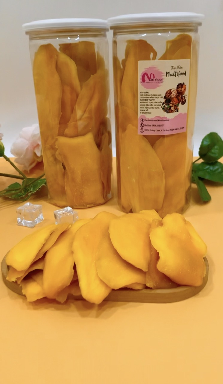 500G Xoài sấy dẻo ngon - MULTIFOOD