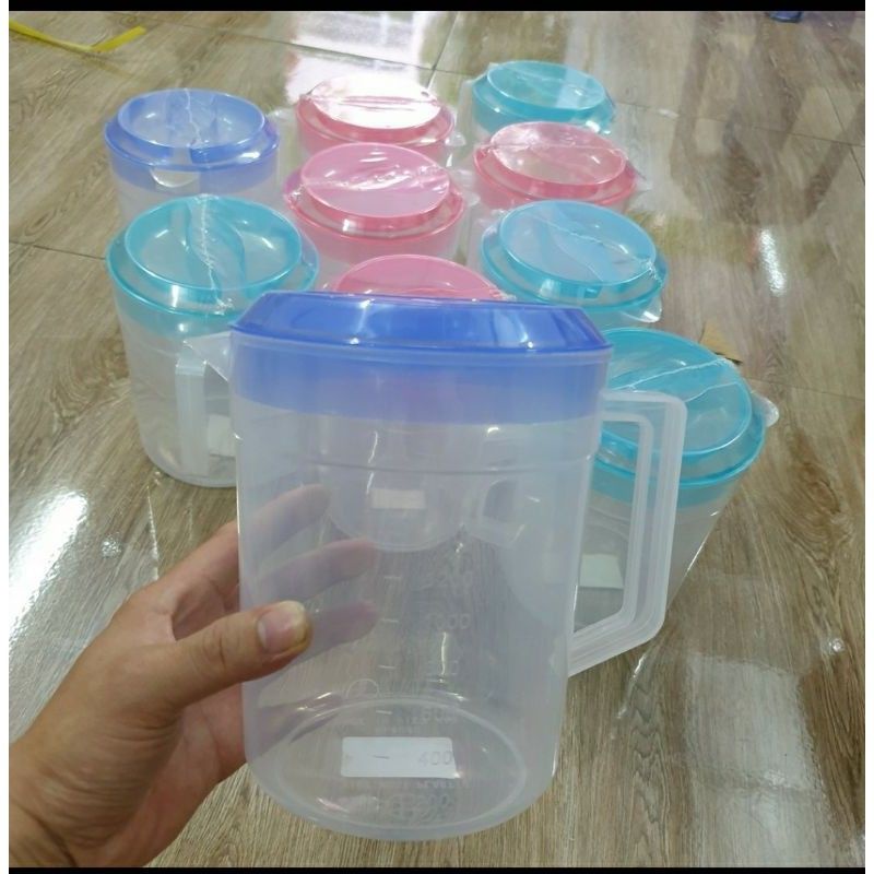 Ca nước có nắp nhựa trong việt nhật 2l và 2.5l