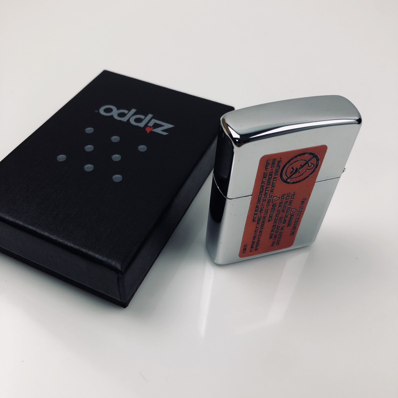 Realistic premium Zippo box
