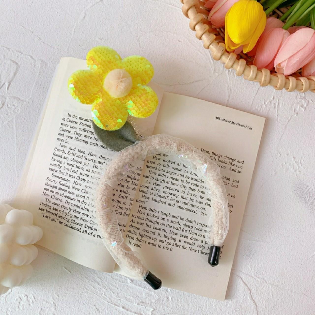 BĂNG ĐÔ , CÀI TÓC , bờm tóc HOA KIM SA CUTE CHO BÉ