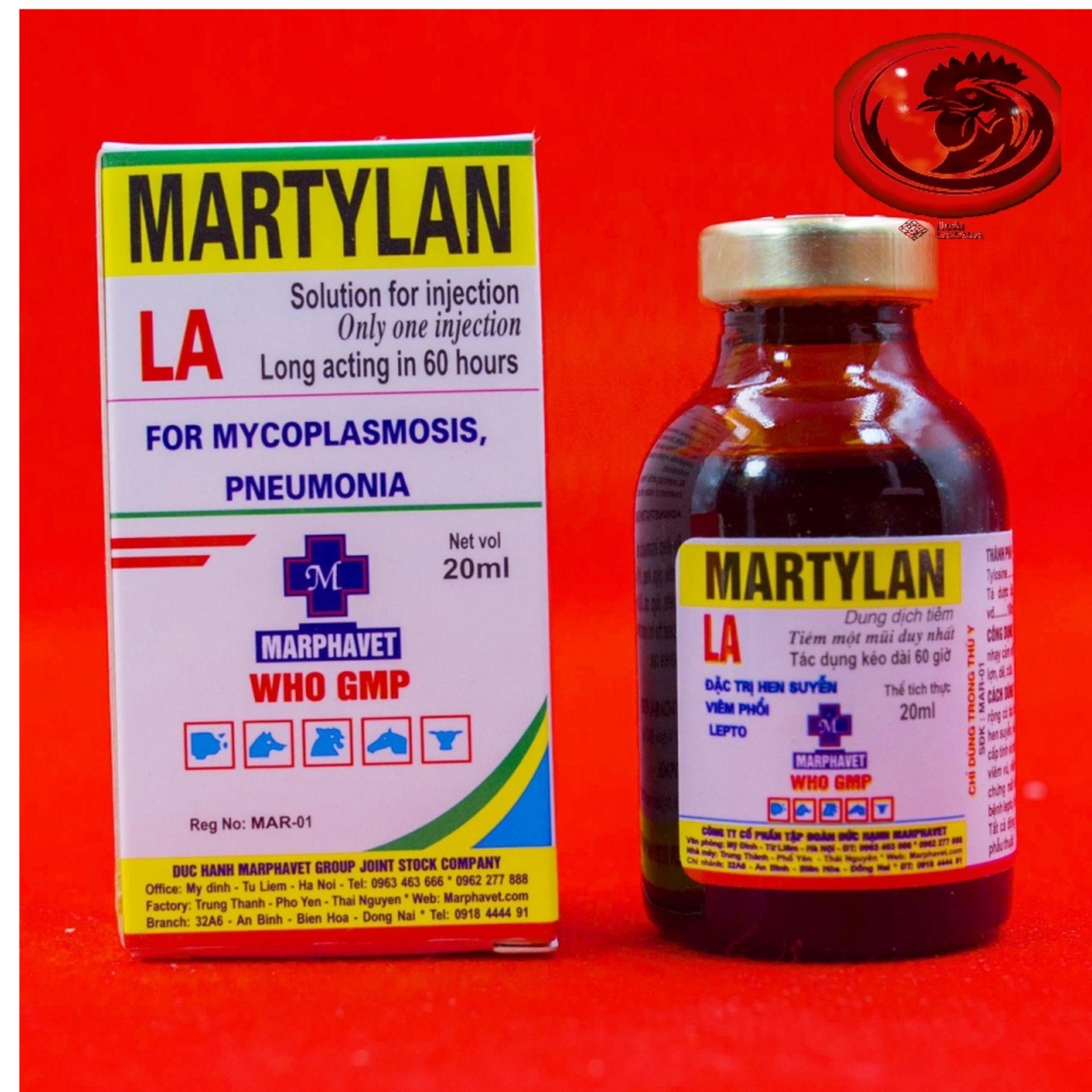 Martylan khò khè cho gà đá