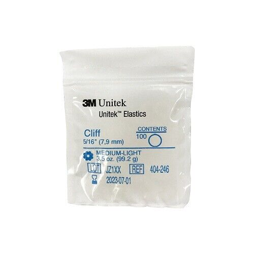 Thun kéo niền răng, chun liên hàm 3M Unitek Elastics (100 chun/túi)