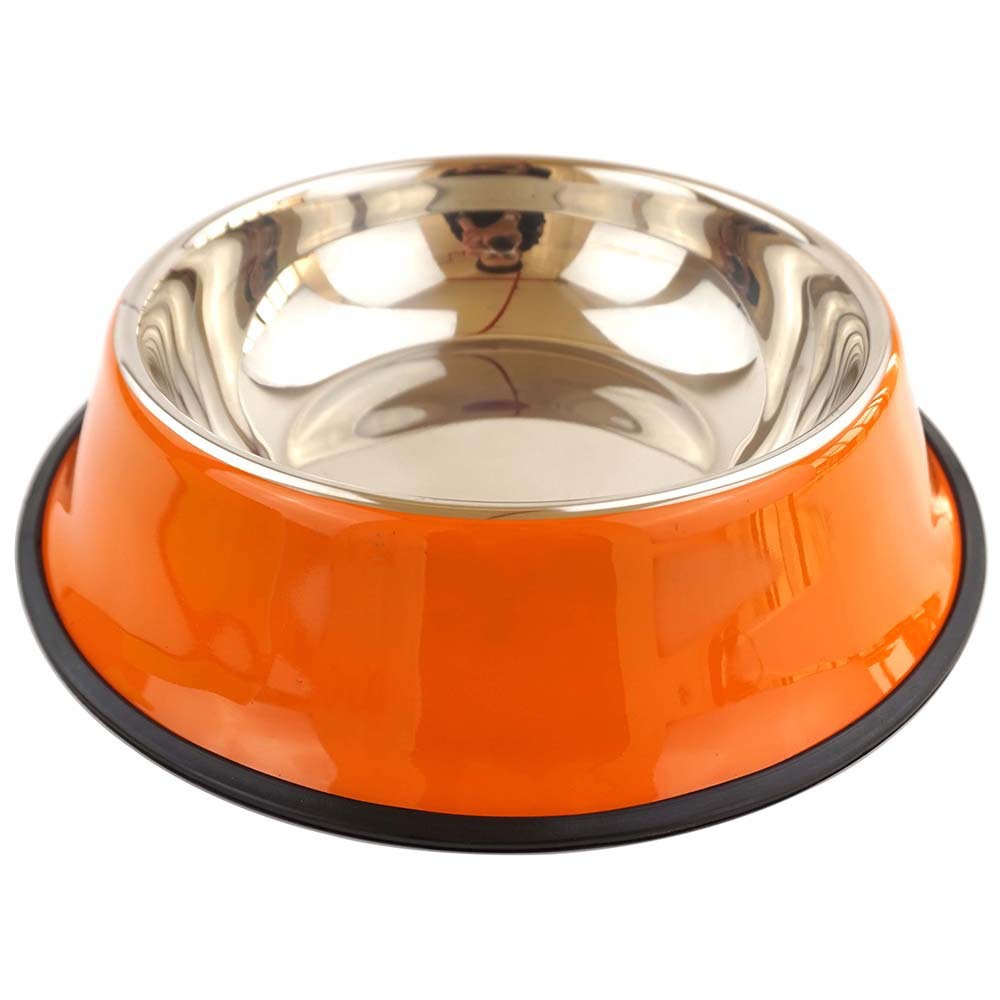 Bát ăn cho chó mèo - Chén inox chống gỉ BH12 tháng