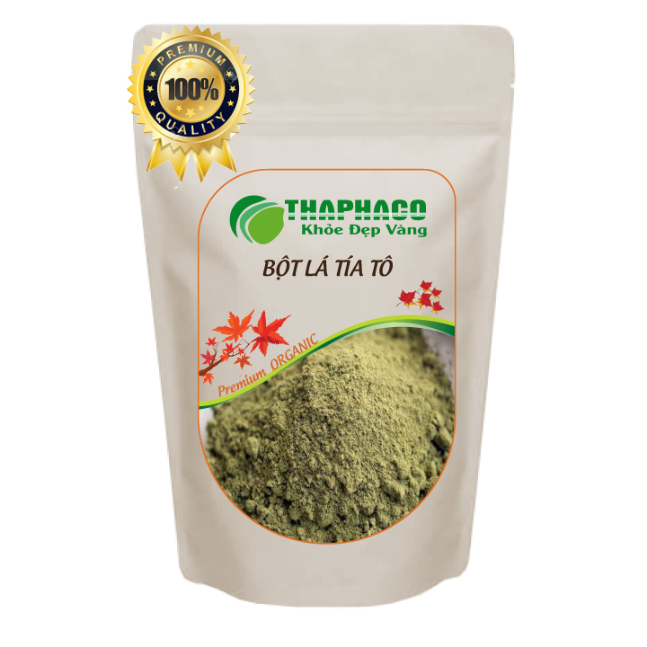 [HCM] Bột Lá Tía Tô 100g  Nghiền Mịn - Bột Uống Làm Đẹp Dưỡng Da Thaphaco