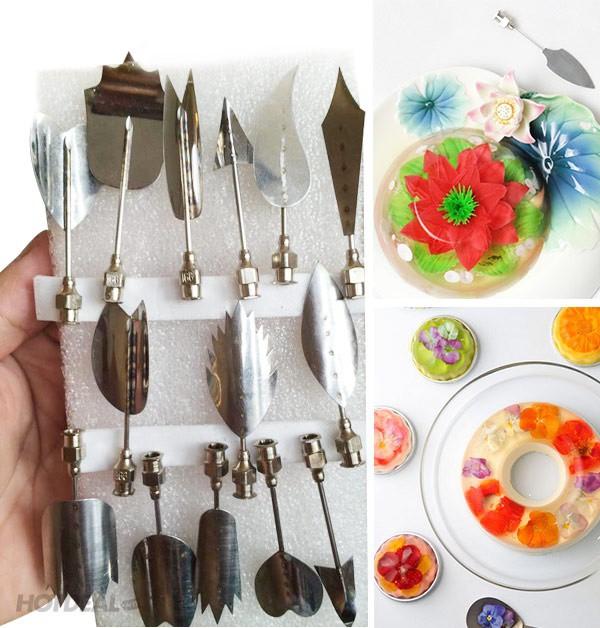 [HCM]Bộ 10 Dụng Cụ Làm Thạch Rau Câu 3D Nghệ Thuật