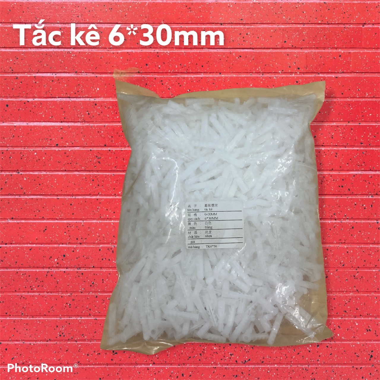 Tắc kê 6* 30mm