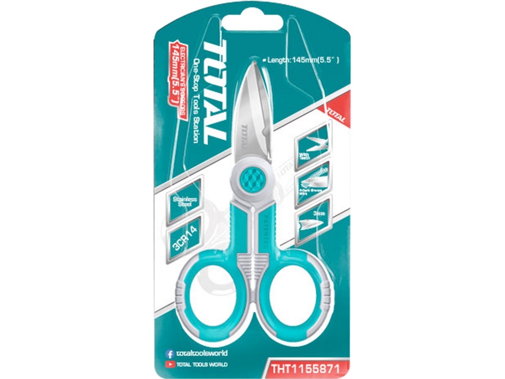 KÉO THỢ ĐIỆN 145MM TOTAL THT1155871
