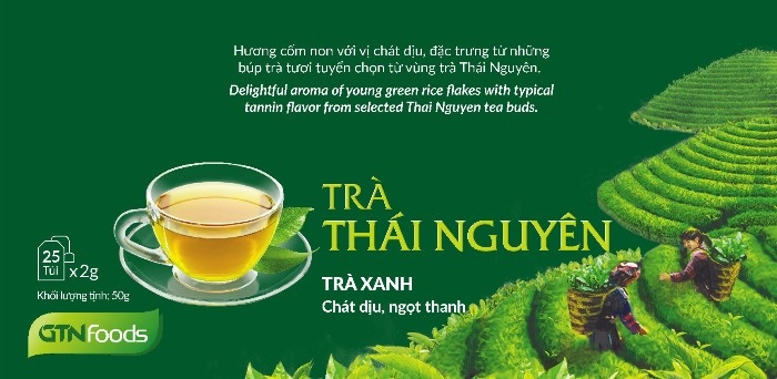 Trà túi lọc Vinatea Thái Nguyên 50 g