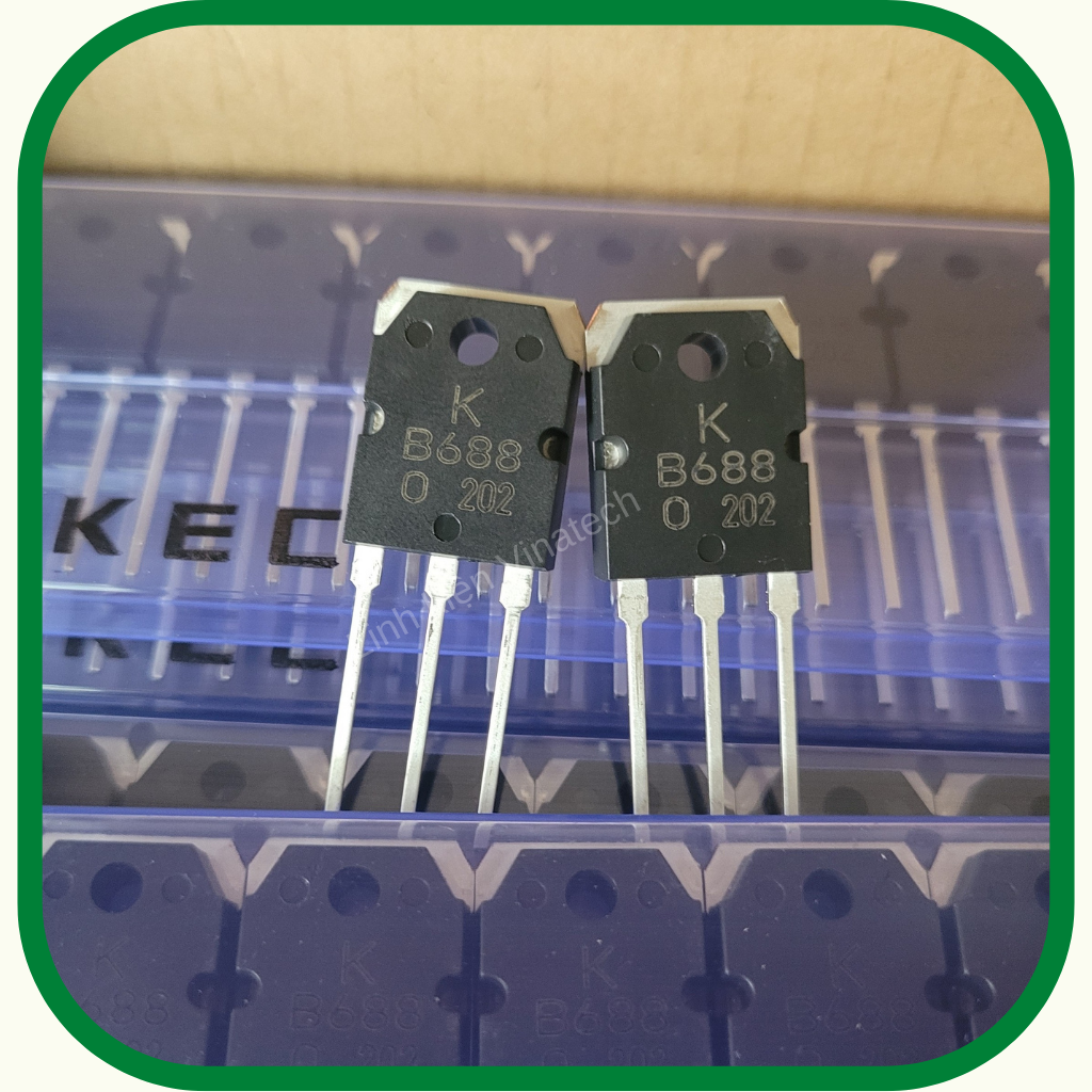 Combo 10 sò B688 D718 transistor hãng KEC lưng đồng chất lượng