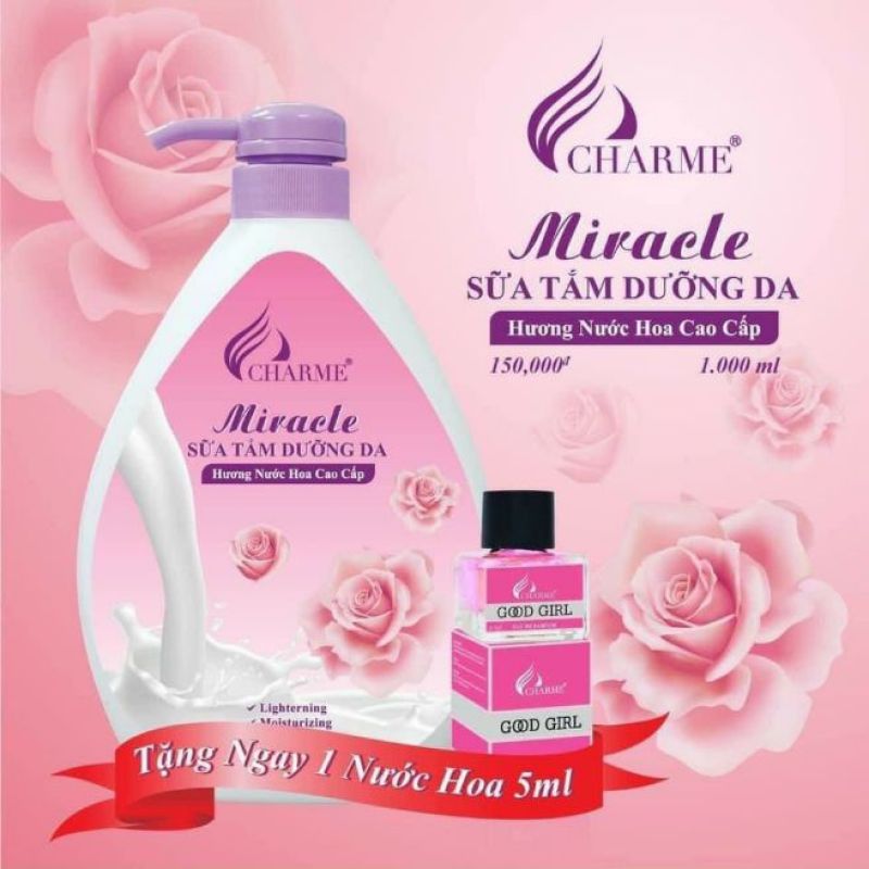 sữa tắm MIRACLE 1000ml.