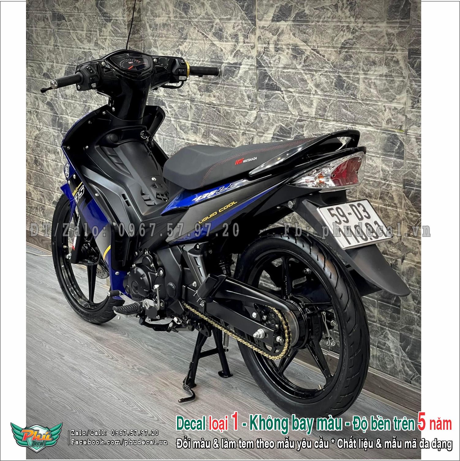 Tem rời Ex 2005-2010 Xanh đen bạc (6)