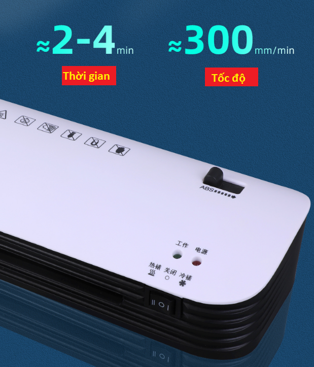 Máy ép plastic A4 GD290 tặng kèm màng ép