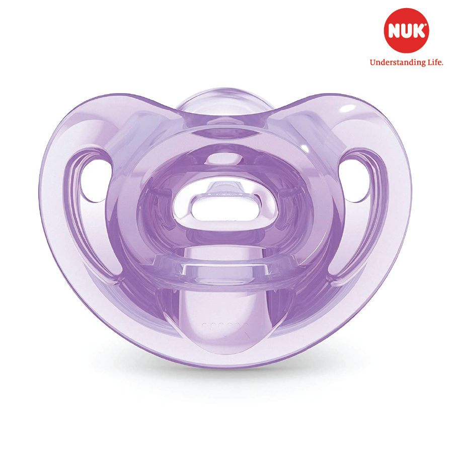 TI GIẢ NUK SENSITIVE SILICONE 6-18M