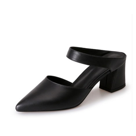 Giày nữ cao gót 5cm hở gót sành điệu mã SHC23