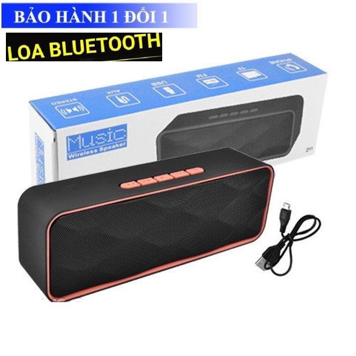 SALE 50% - Loa Bluetooth Nghe Nhạc Không Dây SC211 & SC208 Cực Chất Có Âm Bass Cực Hay Cắm Usb