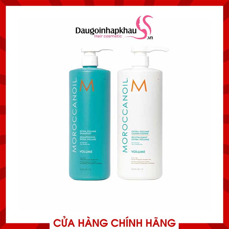 Cặp Dầu Gội Xả Moroccanoil Volume Tăng Phồng Tóc