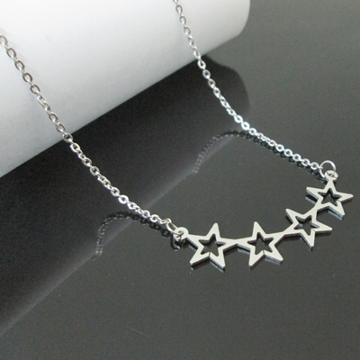 Dây chuyền nữ inox Thấy Là Thích 4 ngôi sao đáng yêu - Cam kết 1 đổi 1 nếu đen và gỉ sét
