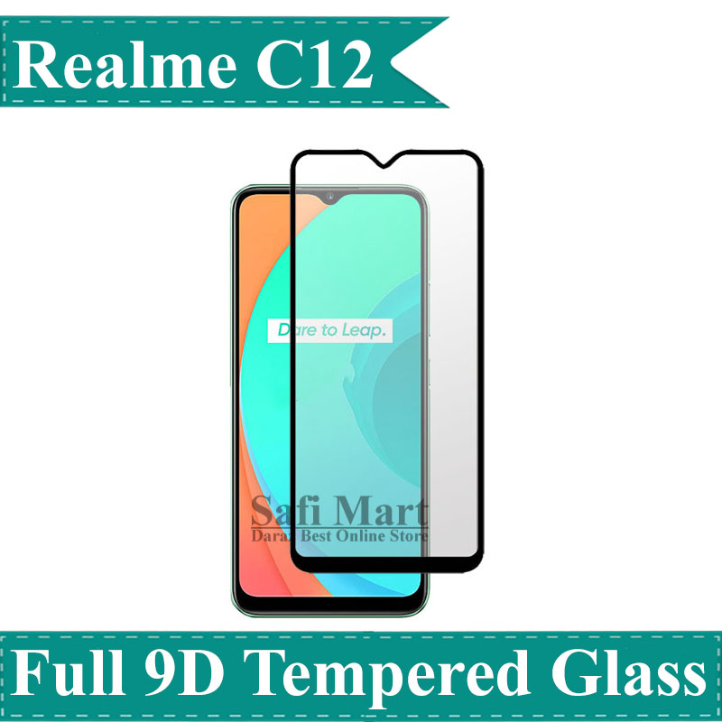 Kính cường lực Realme C12 (Full Màn, Full Keo)