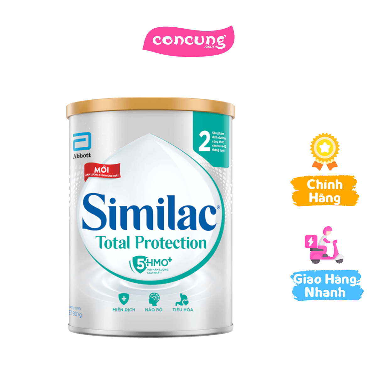 Sữa Similac Total Protection 2 5 HMO+ 900g 6-12 tháng