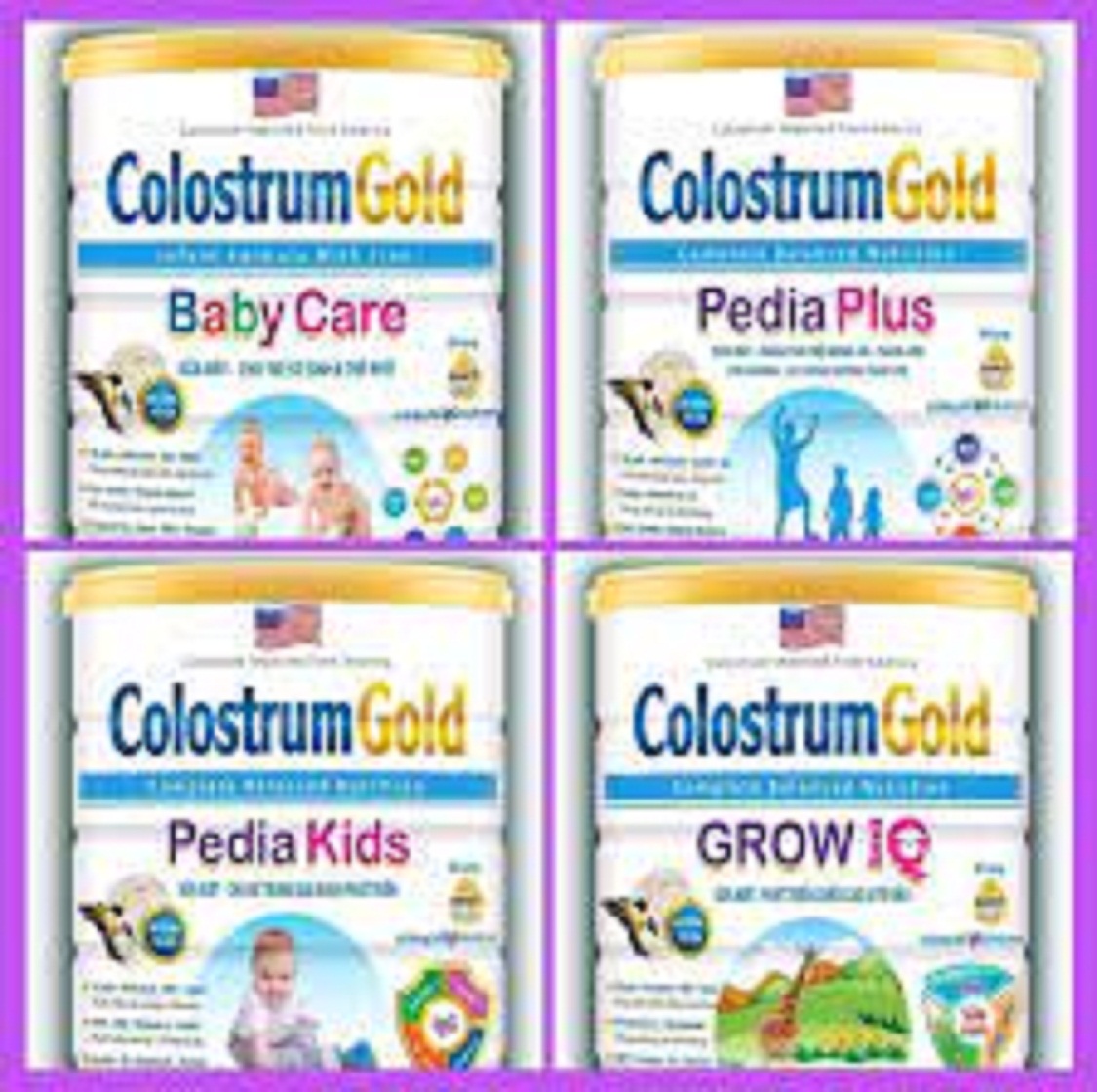 SỮA BỘT COLOSTRUM GOLD PEDIA KID 900G(6-36 tháng)